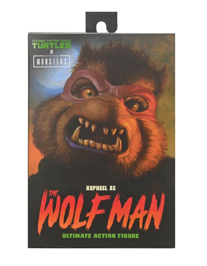 NECA Universal Monsters/Teenage Mutant Ninja Turtles - 7” Scale Action Figure – Ultimate Raphael as the Wolf Man