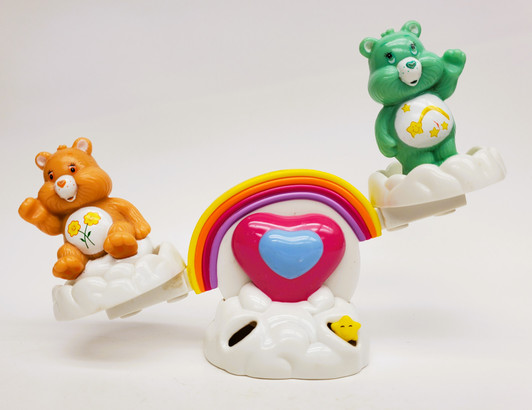 Care Bears Care-A-Lot Teeter Totter playset (no package)