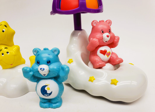Care Bears Care-A-Lot Umbrella Lounge playset (no package)