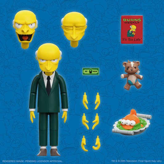Super7 The Simpsons Ultimates C. Montgomery Burns