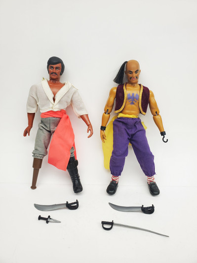 Mattel Fighting Furies Hook and Captain Pegleg action figure set