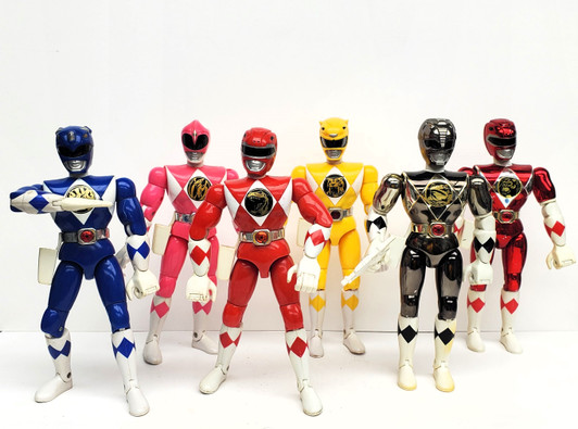 Bandai (1994) MMPR 8" Action Figure Lot (no package)