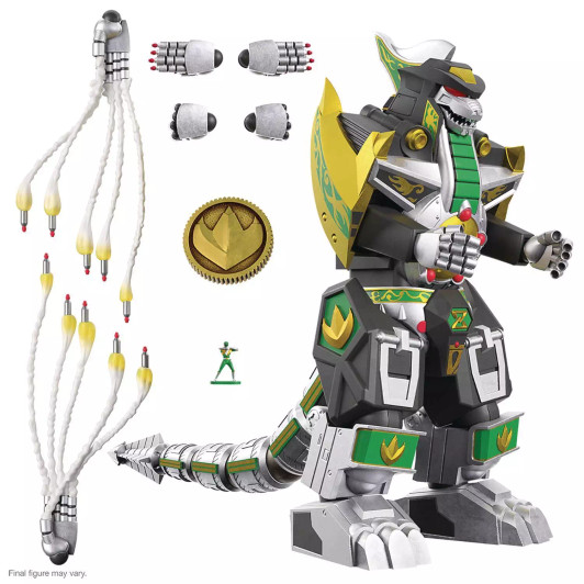 Super7 Mighty Morphin Power Rangers Black & Gold Dragonzord - ULTIMATES! 9 in Action Figure