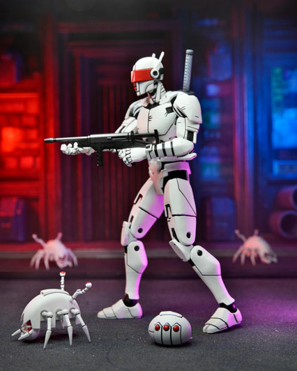 NECA Teenage Mutant Ninja Turtles (The Last Ronin) - 7” Scale Action Figure - Ultimate Elite Synja Patrol Bot