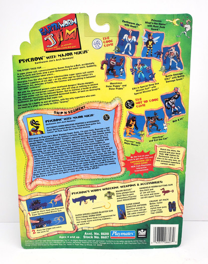 Playmates Earthworm Jim Psycrow Action Figure