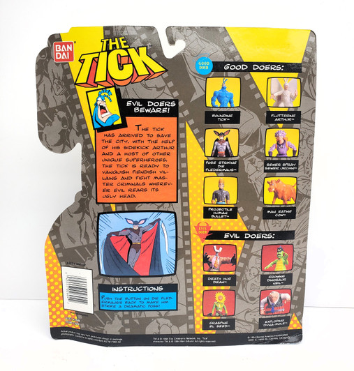 The Tick フィギュア 未開封未使用 4体セット Bandai The Tick Natural Tick Action Figure