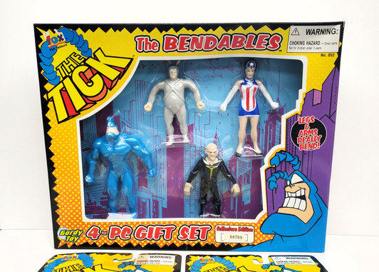 Gordy Toys The Tick Bendables complete set