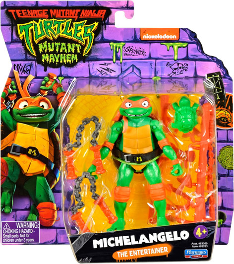 Teenage Mutant Ninja Turtles: Mutant Mayhem 4.25” Michelangelo Basic Action Figure