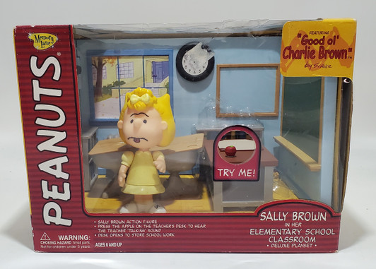 Peanuts Sally Brown Elementary Classroom Playset