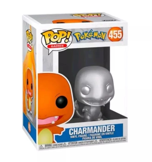 Funko Pop! Games: Pokémon Charmander (metallic) #455