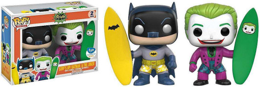Funko Pop! Heroes: Batman Classic TV Series Surf's up! Batman & The Joker (2 pack)