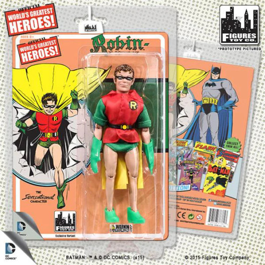 DC World's Greatest Heroes! First Appearances Series 1 Robin Action Figure [Yellow Cape]