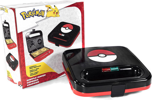 Pokemon Waffle Maker - makes Pikachu and Pokeball Waffles