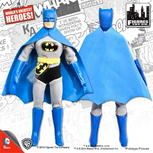 DC World's Greatest Heroes! Kresge Retro Style Series 3 Batman Retro Action Figure