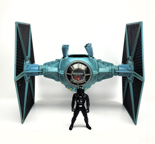 Kenner Star Wars POTF Imperial TIE Fighter and figures lot (no package)