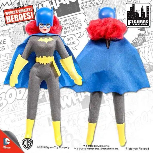 DC World's Greatest Heroes! Kresge Retro Style Series 1 Batgirl Retro Action Figure