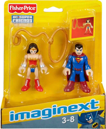 Fisher Price DC Super Friends Imaginext Superman and Wonder Woman