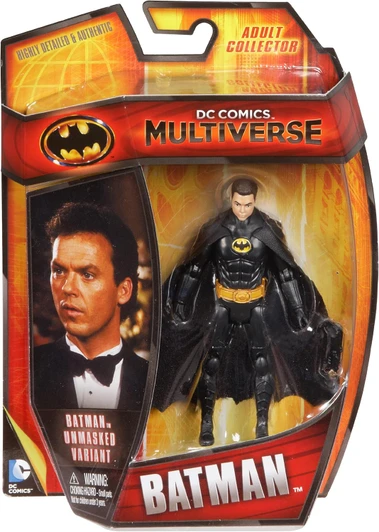 Mattel DC Comics Multiverse Batman (1989) unmasked variant 4" action figure