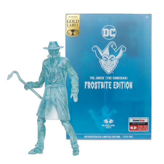 McFarlane DC Multiverse The Joker (Gold Label - The Comedian - Frostbite Edition)