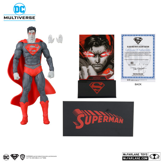 Superman (Page Punchers) Black & White Accent Edition (Gold Label)