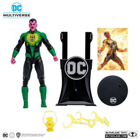 McFarlane DC Multiverse Sinestro Corps War PLATINUM EDITION  7" Action Figure