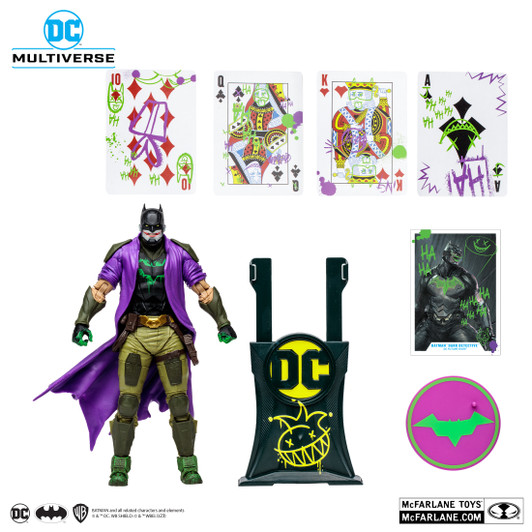 McFarlane  DC Multiverse Batman Dark Detective Jokerized (Gold Label) 7" Action Figure