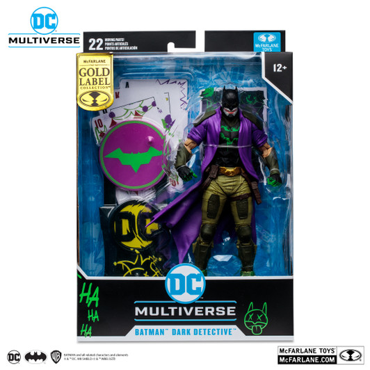 McFarlane  DC Multiverse Batman Dark Detective Jokerized (Gold Label) 7" Action Figure