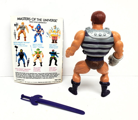 Mattel (1983) MOTU FISTO action figure with comic