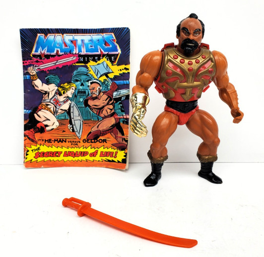Mattel (1983) MOTU JITSU action figure with comic