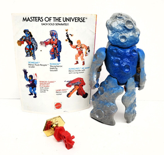 Mattel (1985) MOTU STONEDAR action figure with comic