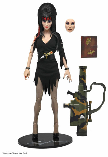 NECA Elvira – 8” Clothed Action Figure – Commando Elvira