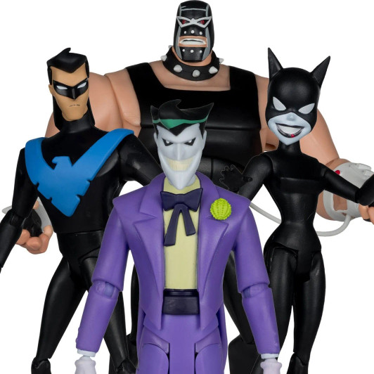 McFarlane toys DC Direct 7-Inch Scale Batman The New Adventures set of 4 Action Figures
