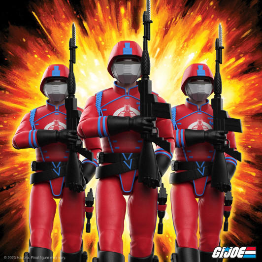 G.I. Joe ULTIMATES! Wave 5 Cobra Crimson Guard (Cartoon Accurate)