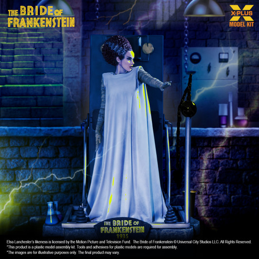 X-Plus The Bride of Frankenstein 1/8 scale Plastic Model Kit