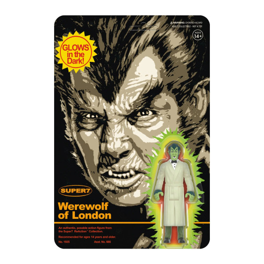 Werewolf Of London ReAction Figures Wave 2 Werewolf of London (Monster Glow)