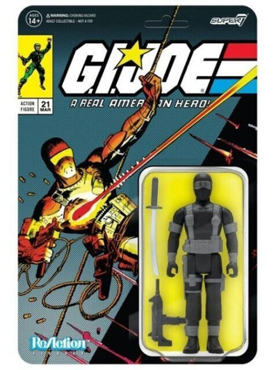 GI JOE ReAction Figures Snake Eyes Comic version
