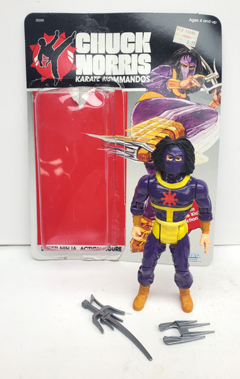 Kenner (1986) Chuck Norris Karate Kommandos Super Ninja Action Figure (open package)