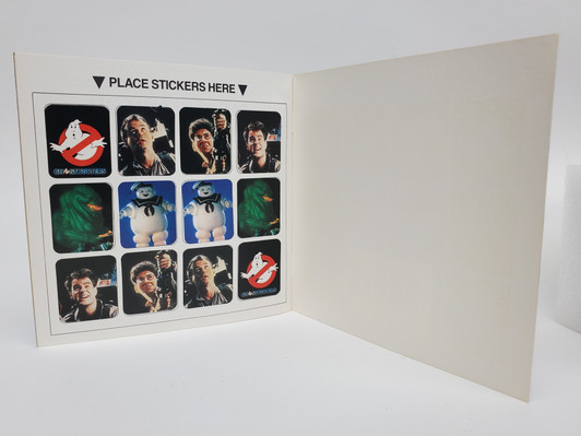AP (1984) GHOST BUSTERS Sticker book with 12 stickers
