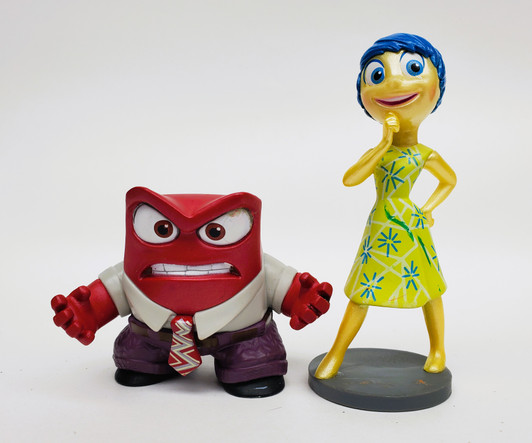 Disney: Inside Out Anger and Joy figure set (no package)