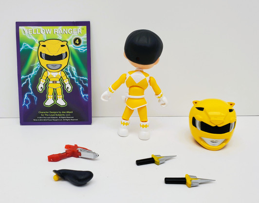 Loyal Subjects MMPR Yellow Ranger 3.5" action figure (no package)