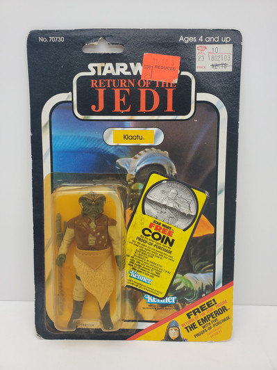 Kenner (1983) Star Wars Return of the Jedi Klaatu 65 back action figure
