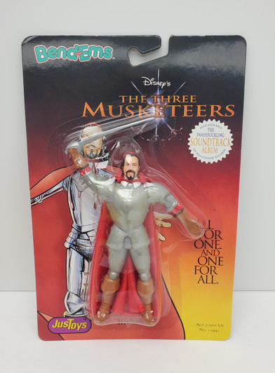 Just Toys (1993) Bend-Ems Disney's The Three Musketeers Set of 5