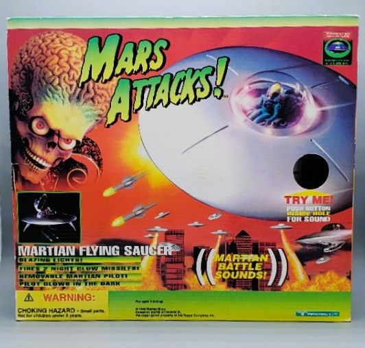 Trendmasters (1996) MARS ATTACKS! The Movie Martian Flying Saucer