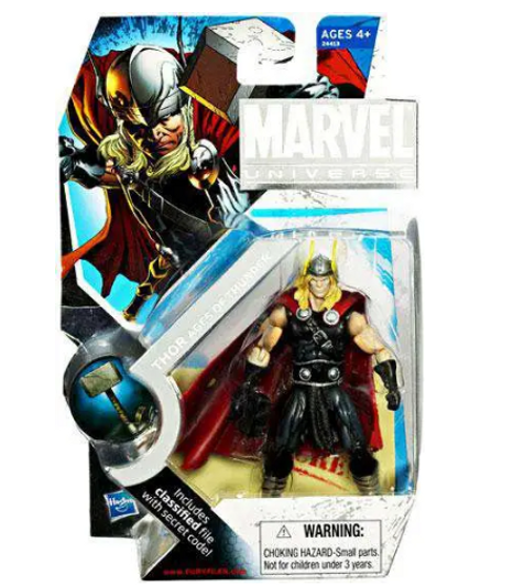 Hasbro Marvel Universe SDCC 2010 Exclusive THOR AGES OF THUNDER 3.75" Action Figure