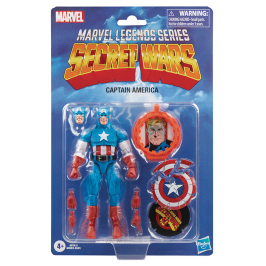 Hasbro Marvel Legends Secret Wars Captain America action figure