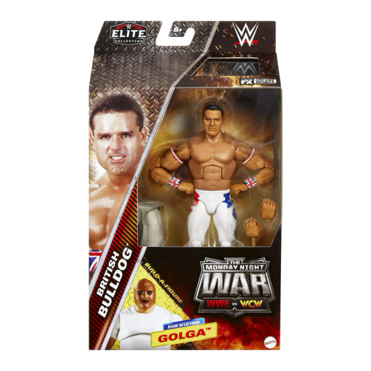 Mattel WWE Elite Monday Night WAR British Bulldog action figure GOLGA BAF Series
