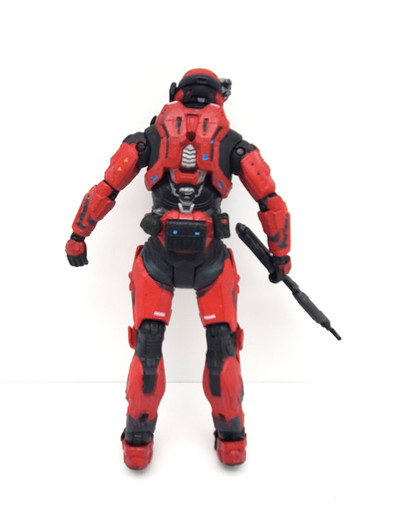 McFarlane (2008) HALO 3 Hayabusa Spartan Soldier Red Action