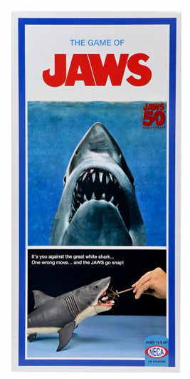 NECA Jaws Jaws - 12" Head to Tail Action Figure - "The Game of Jaws” 50th Anniversary