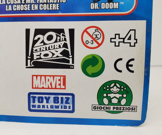 ToyBiz (2005) Fantastic 4 Power Invisible Woman Action Figure ITALIAN PACKAGE