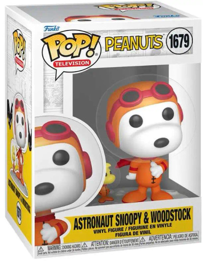 Funko Pop! Television: Peanuts Astronaut Snoopy & Woodstock #1679